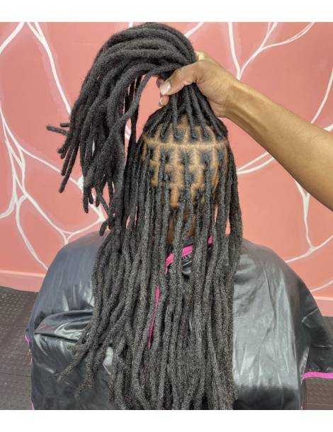 10 Extensions locks crochet cheveux naturel afro crépus couleur