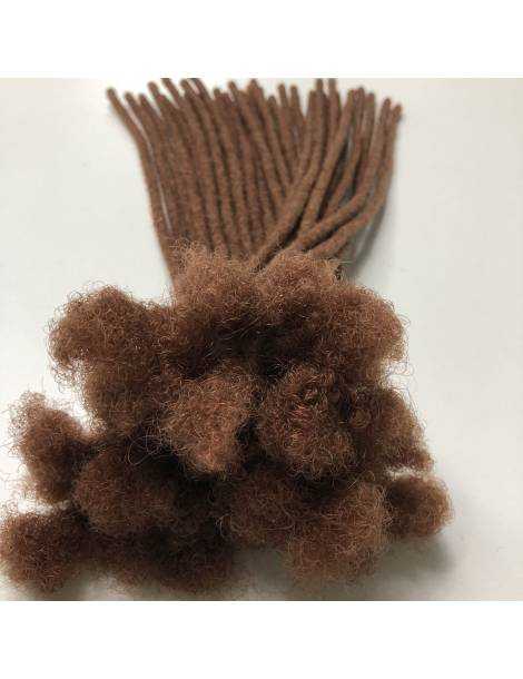 10 Extensions locks crochet en cheveux naturel afro crépus