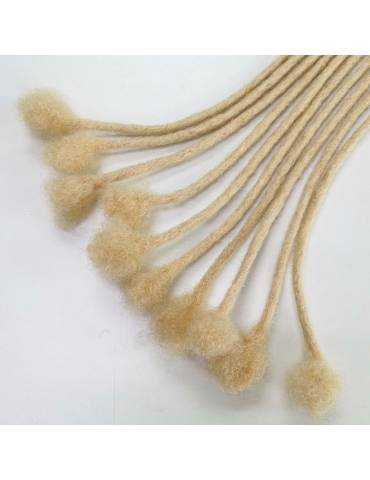 10 Extensions locks crochet en cheveux naturel afro crépus
