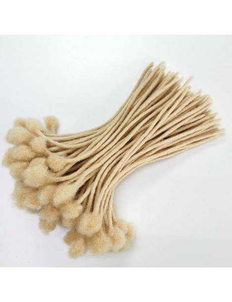 10 Extensions locks crochet en cheveux naturel afro crépus
