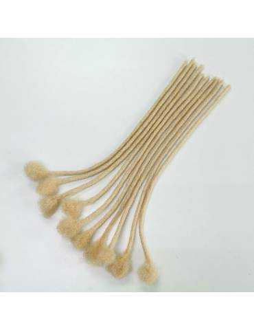 10 Extensions locks crochet en cheveux naturel afro crépus