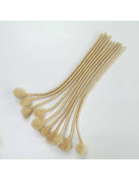 10 Extensions locks crochet en cheveux naturel afro crépus