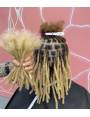 10 Extensions locks crochet en cheveux naturel afro crépus