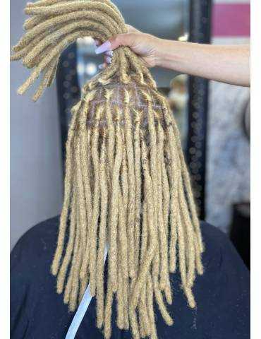 10 Extensions locks crochet en cheveux naturel afro crépus