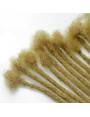 20 Extensions locks crochet en cheveux naturel afro crépus couleur 27 blond doré fait a la main