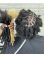 10 Extensions locks crochet en cheveux naturel afro crépus