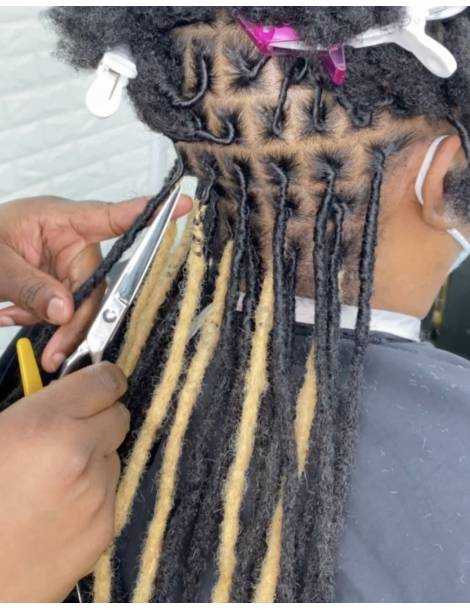 10 Extensions locks crochet en cheveux naturel afro crépus