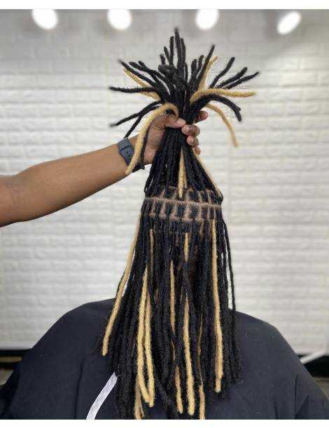 10 Extensions locks crochet en cheveux naturel afro crépus