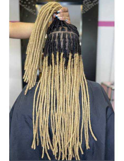 10 Extensions locks crochet en cheveux naturel afro crépus