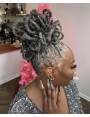 10 Extensions locks crochet cheveux naturel afro crépus couleur