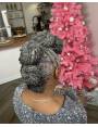 10 Extensions locks crochet cheveux naturel afro crépus couleur