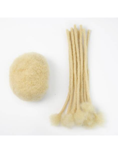 10 Extensions locks crochet cheveux naturel afro crépus couleur