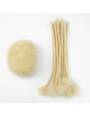 10 Extensions locks crochet cheveux naturel afro crépus couleur