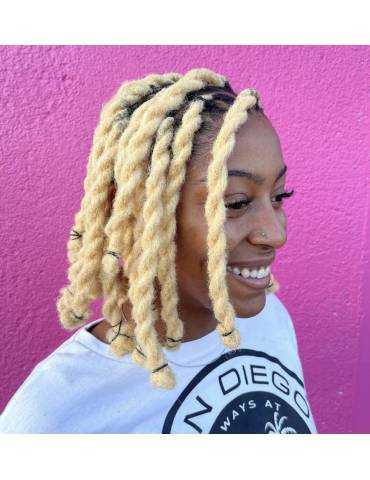 10 Extensions locks crochet cheveux naturel afro crépus couleur 10 Extensions locks crochet cheveux naturel afro crépus couleur