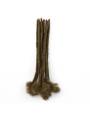 20 Extensions locks crochet cheveux naturel afro crépus couleur 30 Auburn fait main
