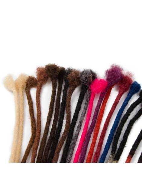 10 Extensions locks crochet cheveux naturel afro crépus couleur