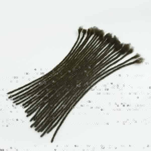 Extensions locks hook natural hair afro frizzy color 4 dark brown handmade