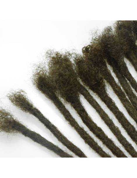 10 Extensions locks crochet cheveux naturel afro crépus couleur