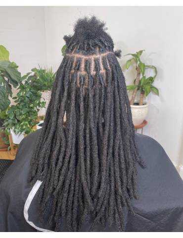 10 Extensions locks crochet cheveux naturel afro crépus couleur 10 Extensions locks crochet cheveux naturel afro crépus couleur