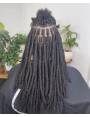 10 Extensions locks crochet cheveux naturel afro crépus couleur