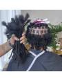 10 Extensions locks crochet cheveux naturel afro crépus couleur