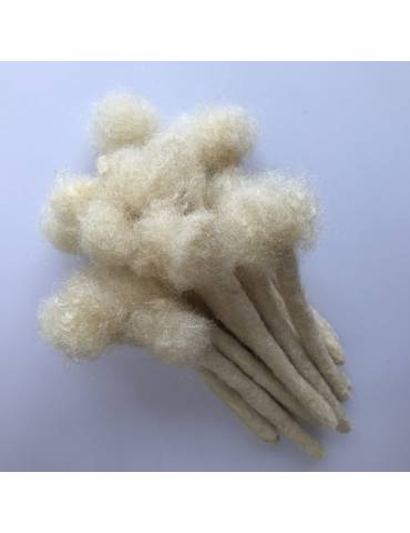 10 Extensions locks crochet en cheveux naturel afro crépus