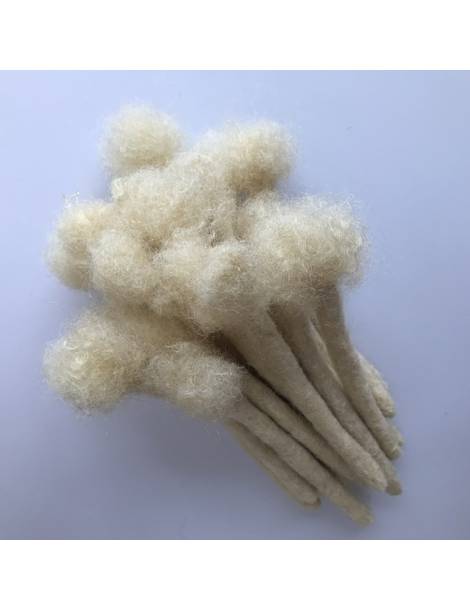 10 Extensions locks crochet en cheveux naturel afro crépus