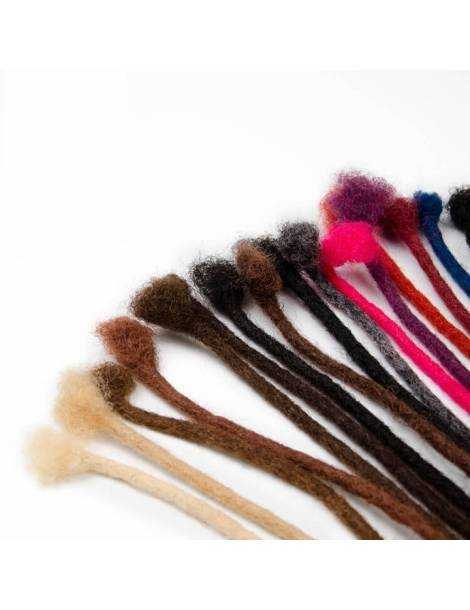 20 Extensions locks crochet en cheveux naturel afro crépus