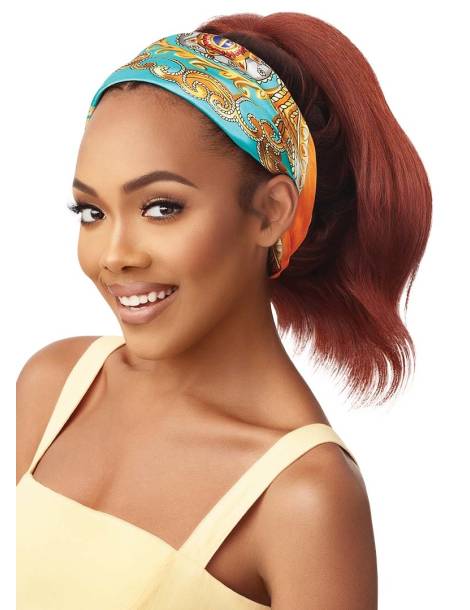 demi perruque lisse mi-long-converti cap curvy addiction outre postiche