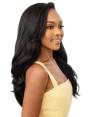 demi perruque lisse mi-long-converti cap curvy addiction outre