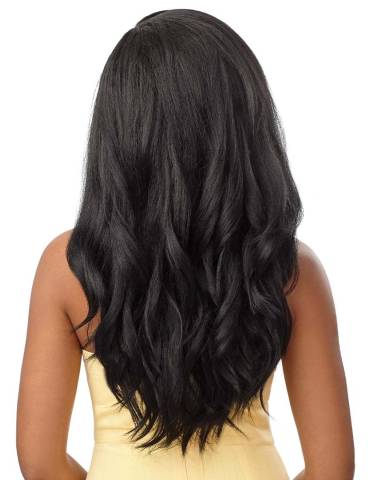 demi perruque lisse mi-long-converti cap curvy addiction outre