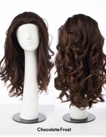 demi perruque lisse mi-long-converti cap curvy addiction outre couleur