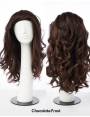 demi perruque lisse mi-long-converti cap curvy addiction outre couleur