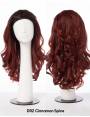 demi perruque lisse mi-long-converti cap curvy addiction outre couleur