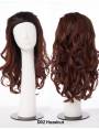 demi perruque lisse mi-long-converti cap curvy addiction outre couleur