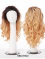 demi perruque lisse mi-long-converti cap curvy addiction outre couleur
