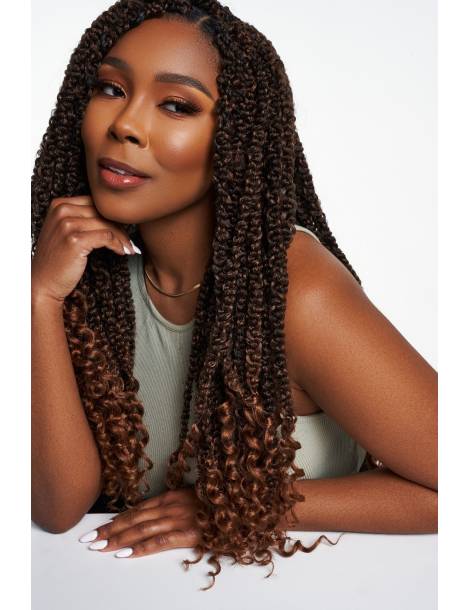 meche pour crochet braids tresses Mustique twist urban color T1B/30