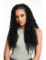 extension cheveux en meches crochet braids couleur châtain 2