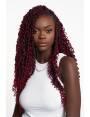 extension cheveux en meches crochet braids couleur T1B/CHERRYRED