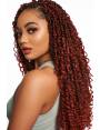 extension cheveux en meches crochet braids couleur T1B/COPPER