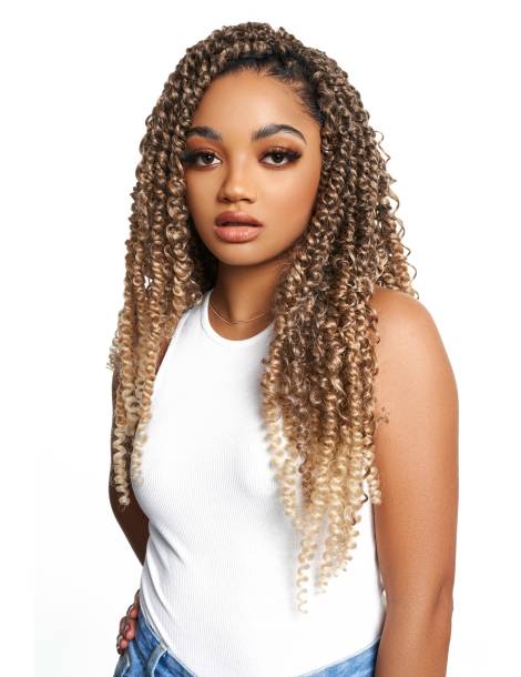 extension cheveux en meches crochet braids couleur T1B/COPPER