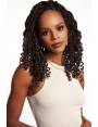 meches pose en crochet braids mi long couleur mélange de noir et de blond