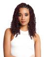 meches pose en crochet braids mi long couleur noir et BG