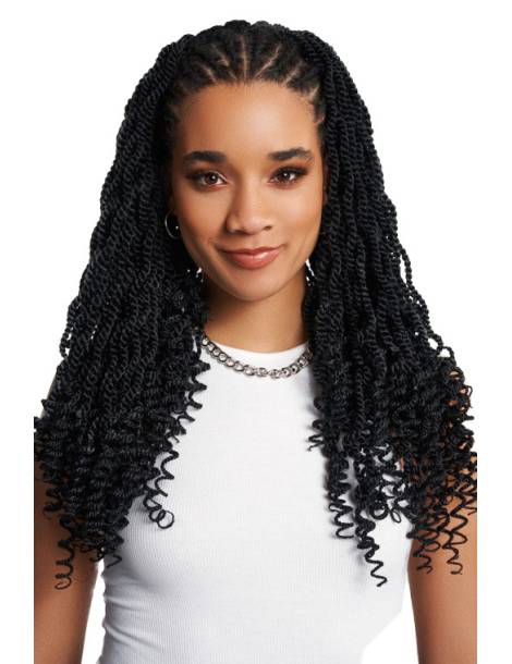 rajout de meches Crochet braids vanilles couleur Noir 1b