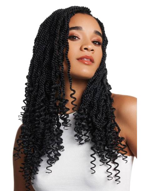 rajout de meches Crochet braids vanilles couleur Noir 2