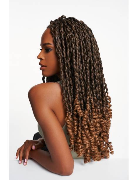 Crochet Braids boucles 20 pouces Bahamas Loose Twist urban couleur T1B/27