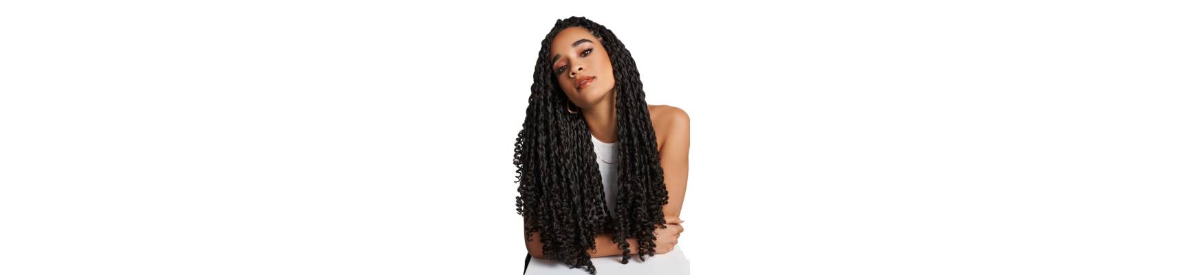 Crochet Braids boucles 20 pouces Bahamas Loose Twist urban couleur 1