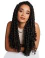 Crochet Braids boucles 20 pouces Bahamas Loose Twist urban couleur noir