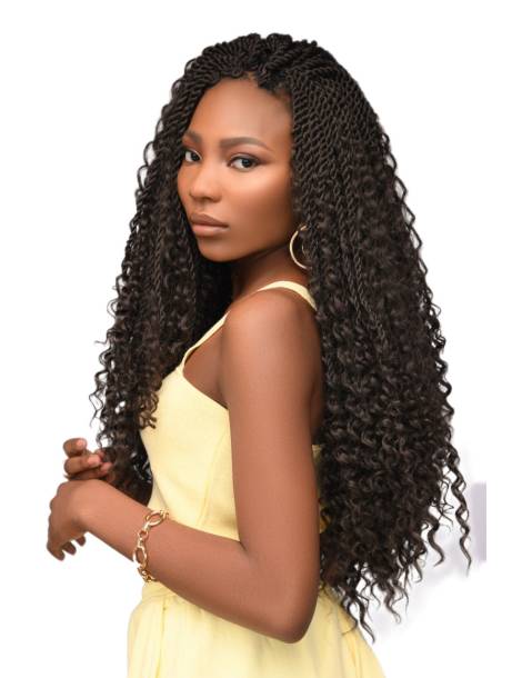 crochet braids long 20 pouces Havana Twist urban couleur 1B