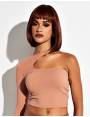 perruque frange carre long lisse Classic Bob Feme Wig couleur Dark Copper